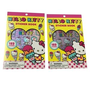 HELLO KITTY Sticker Books Holographic Ice Cream Kawaii Metallic 304 Total NEW